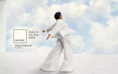 Cloud Dancer w nowoczesnym wnętrzu