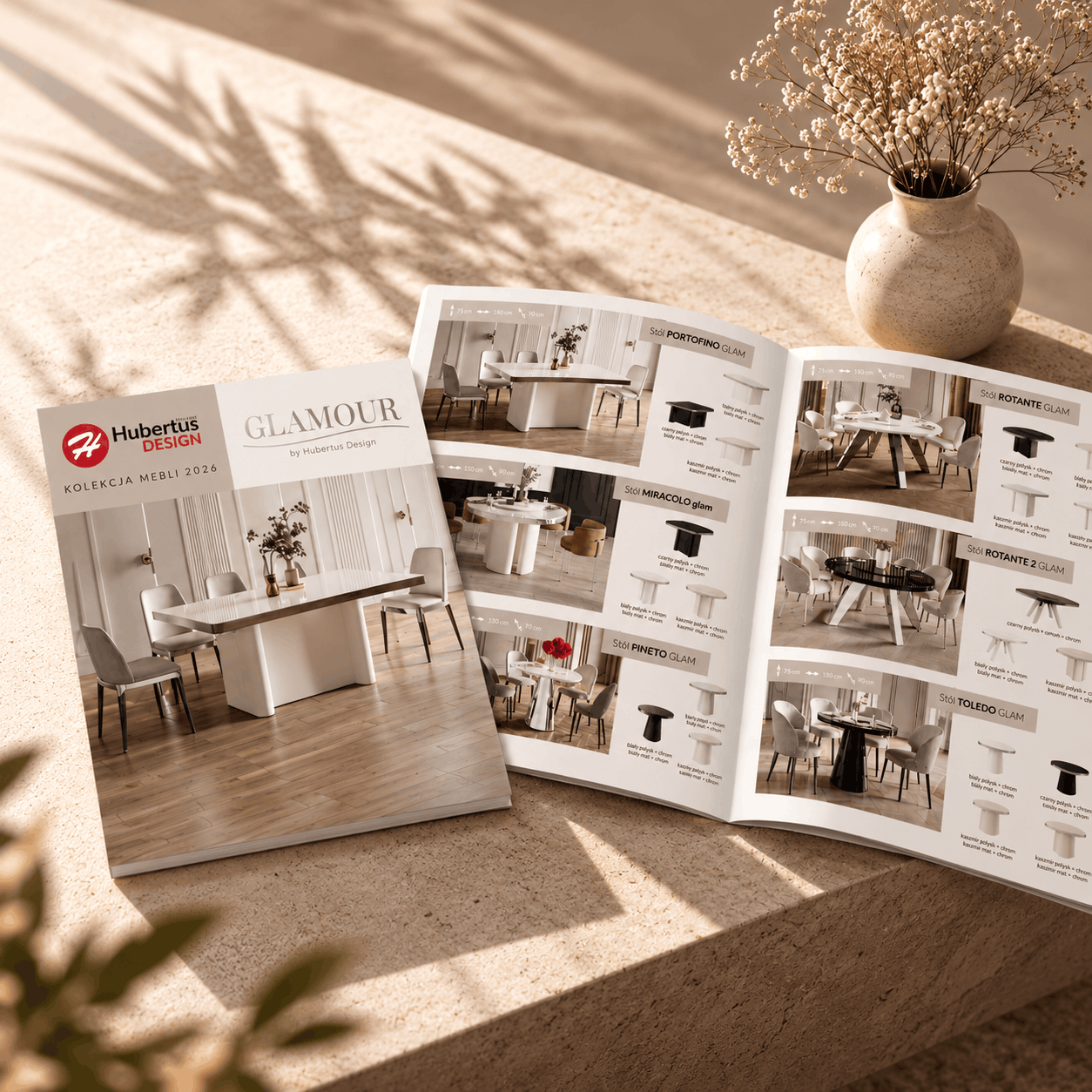 Broszura kolekcji Glamour Hubertus Design