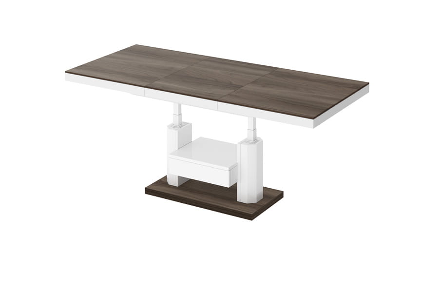QUADRO LUX — orzech i biel